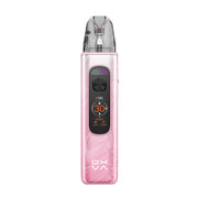 OXVA Xlim Pro 4 pod vape kit in Flowing Rose Pink, front view showing the colour screen