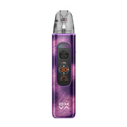 OXVA Xlim Pro 4 pod vape kit in Stardust Purple, front view showing the colour screen