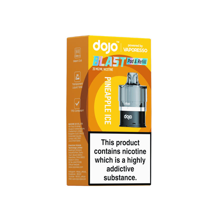 Pineapple Ice Dojo Blast 6000 Prefilled Pod 