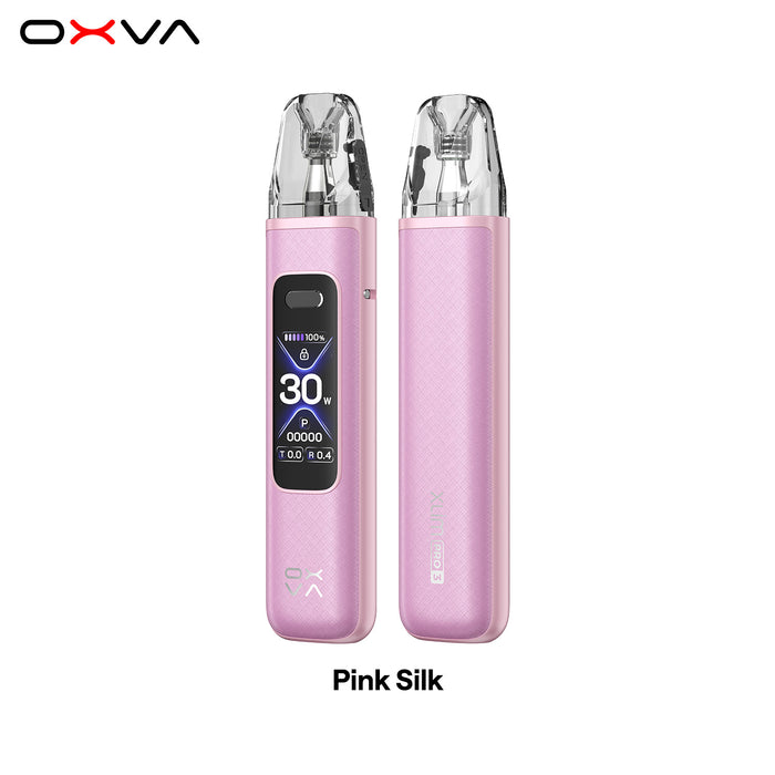 OXVA Xlim Pro 3 Pink Silk vape device on a white background