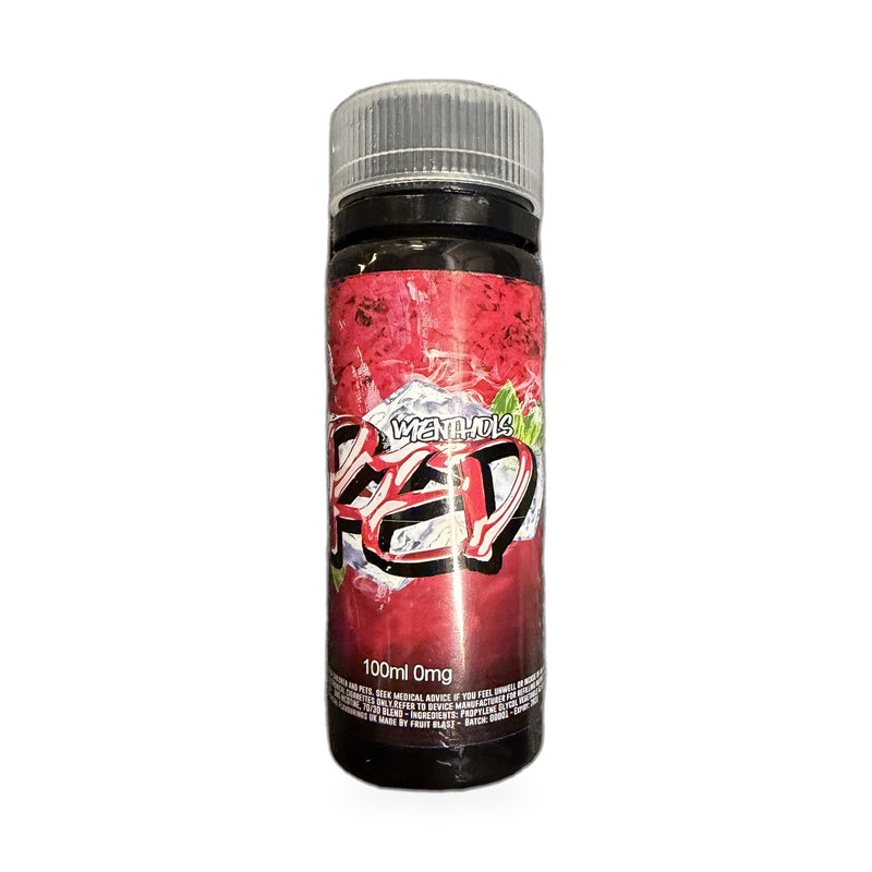 Red Menthols Cherry Menthol 100ml 0mg shortfill e-liquid by Savvy Vapes
