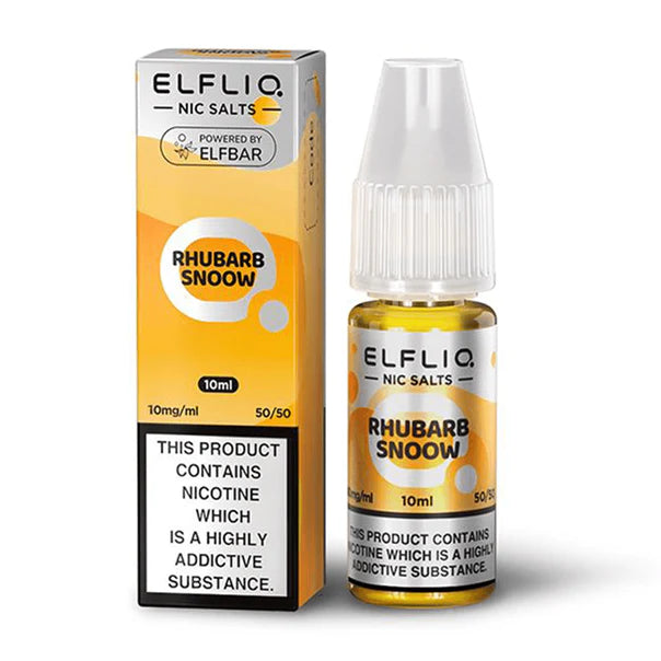 Elfliq Rhubarb Snoow Nic Salt Vape Liquid