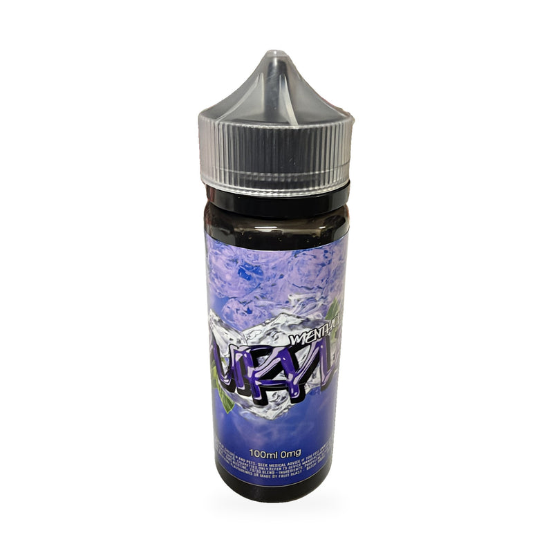 Purple Menthols Dark Fruit Menthol 100ml 0mg shortfill e-liquid by Savvy Vapes