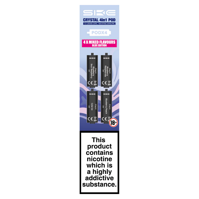 SKE Crystal 4in1 Blue Edition Prefilled Pods