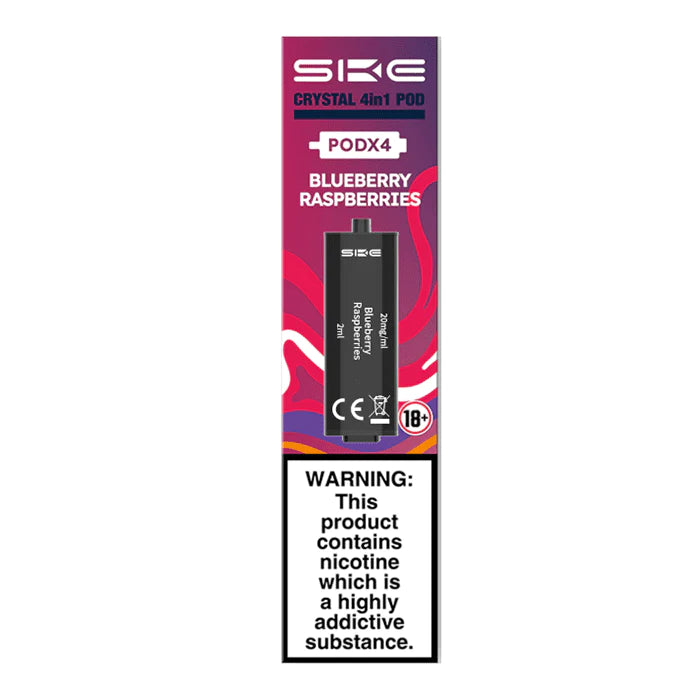 SKE Crystal 4in1 Blueberry Raspberries Prefilled Pods