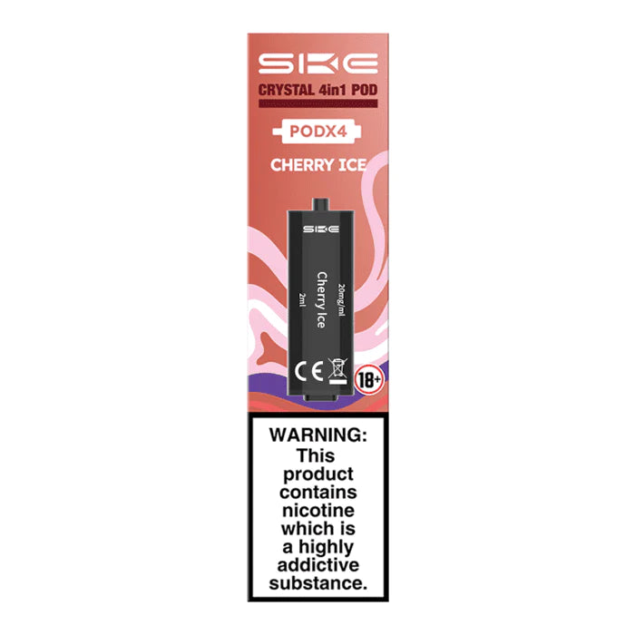 SKE Crystal 4in1 Cherry Ice Prefilled Pods