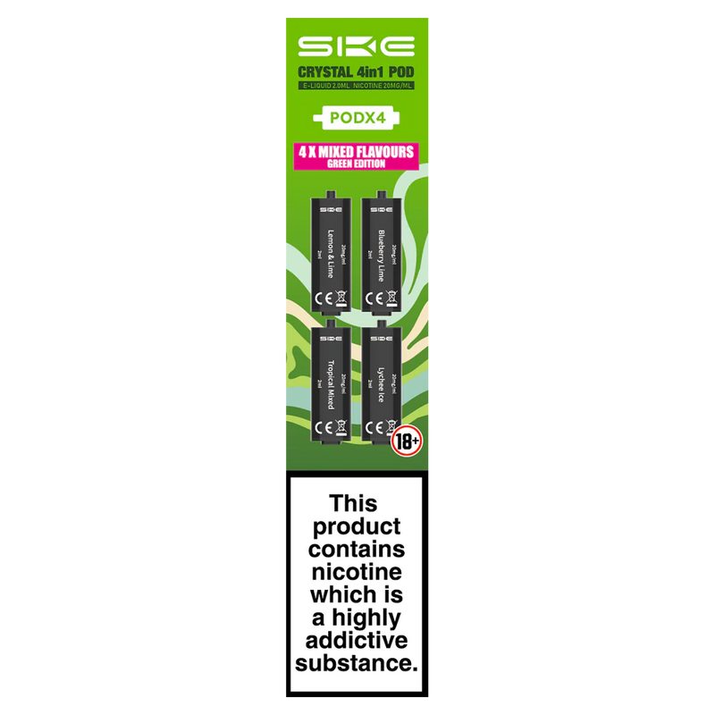 SKE Crystal 4in1 Green Edition Prefilled Pods