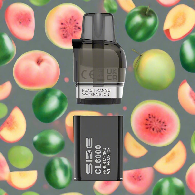 Peach Mango Watermelon CL6000 Pre Filled Pods