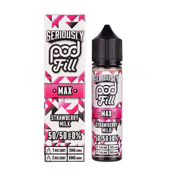 Strawberry Milk Seriously Pod Fill Max 50ml Shortfill