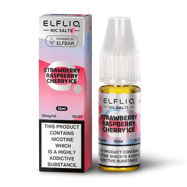 Elfliq Strawberry Raspberry Cherry Nic Salt Liquid