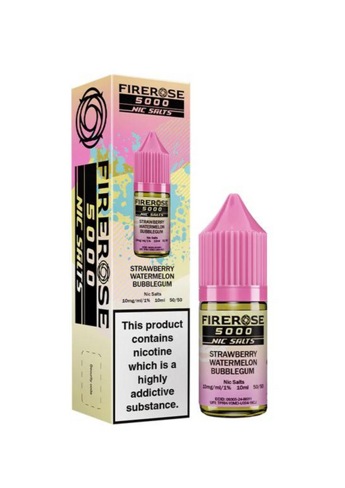 Strawberry Watermelon Bubblegum Firerose Nic Salt E-Liquid