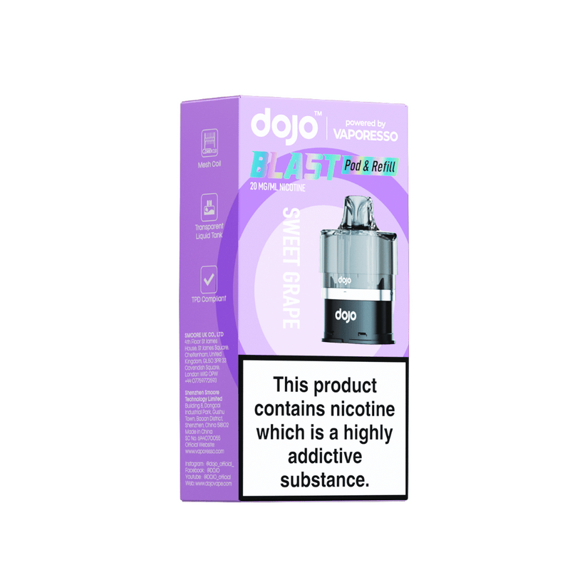 Sweet Grape Dojo Blast 6000 Prefilled Pod 