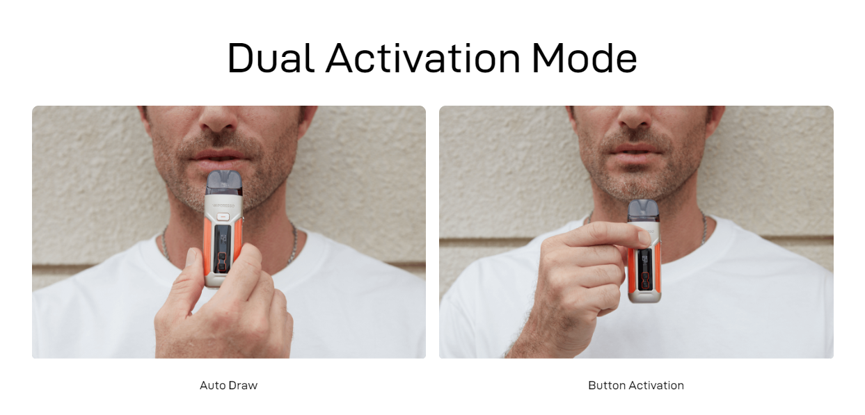 Vaporesso Luxe Pro Vape Kit Dual Activation Mode