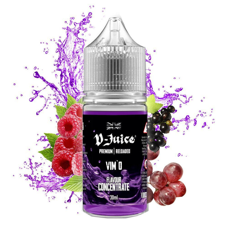 vimo flavour concentrate by vjuice in 30ml bottle with clear lid
