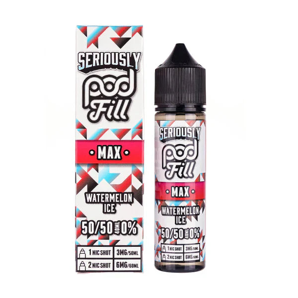 Watermelon Ice Seriously Pod Fill Max 50ml Shortfill