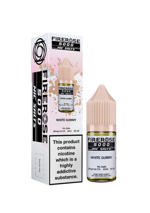 White Gummy Firerose Nic Salt E-Liquid