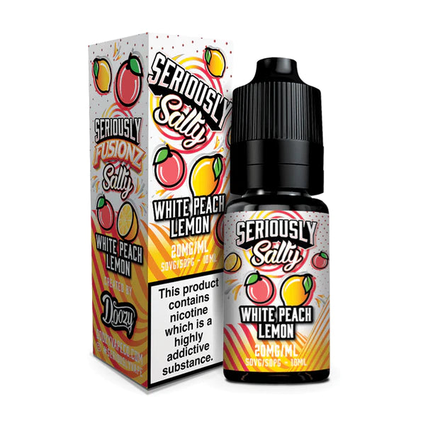 Seriously Fusionz White Peach Lemon Nic Salt