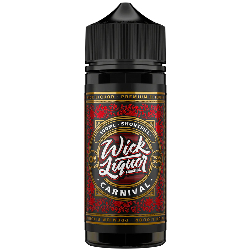 carnival vape juice by wick liquor 100ml