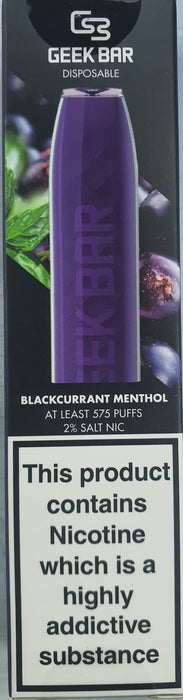 Geek Bar Blackcurrant Menthol