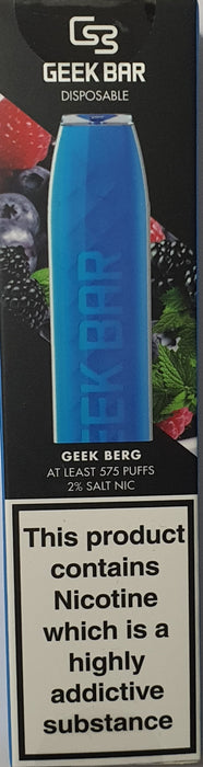Geek Bar Geekberg 20mg Disposable Vape