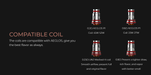 Uwell Aeglos Coils Chart