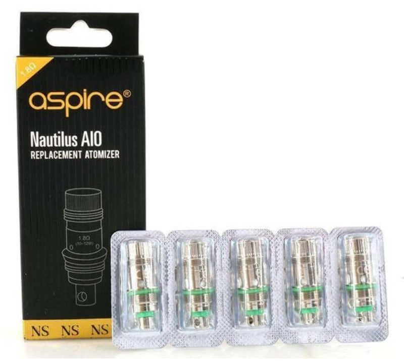 Aspire Nautilus BVC AIO NS 1.8ohm Coils Pack of 5 for Nic Salt