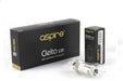 Aspire Cleito 120 0.16ohm Coils in a pack of 5 individually packed.