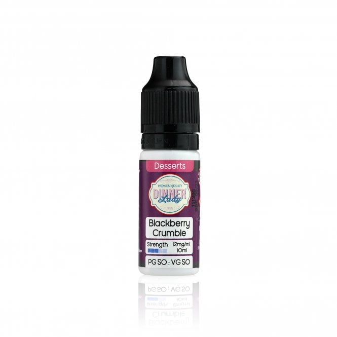 Dinner lady Blackberry Crumble 10ml 5050 VapeShopBirmingham VSB Vape Shop Birmingham Same Day Delivery