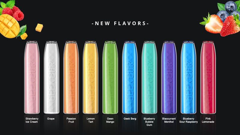 Geek Bar New Flavours