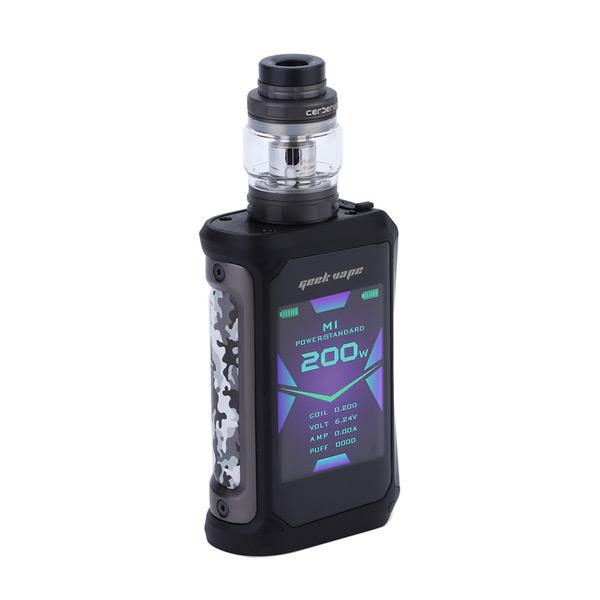 Geekvape Aegis X Sub Ohm Vape Kit Gunmetal Camo with Cerberus Tank