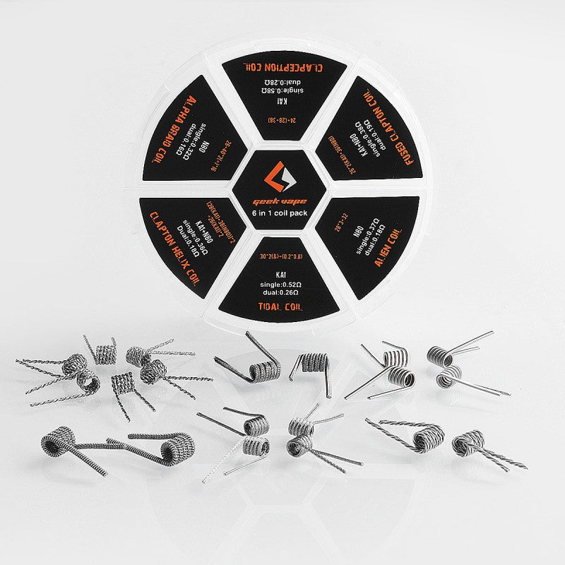 GeekVape 6 In 1 Coil Pack