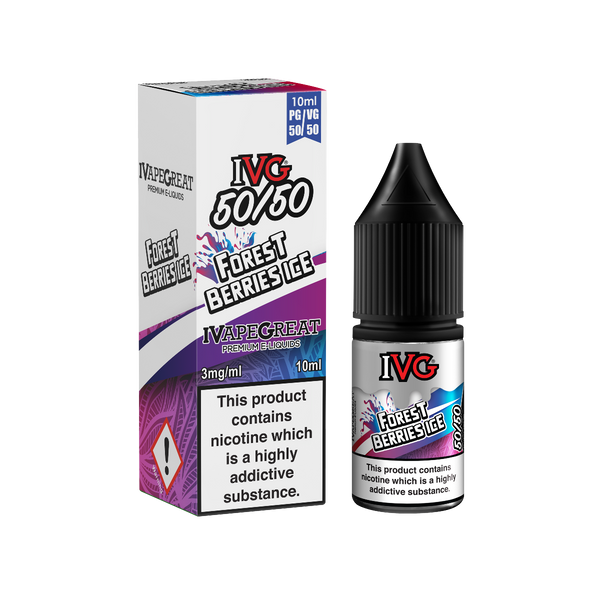 IVG Forest Berries Ice 50/50 10ml eliquid vape juice