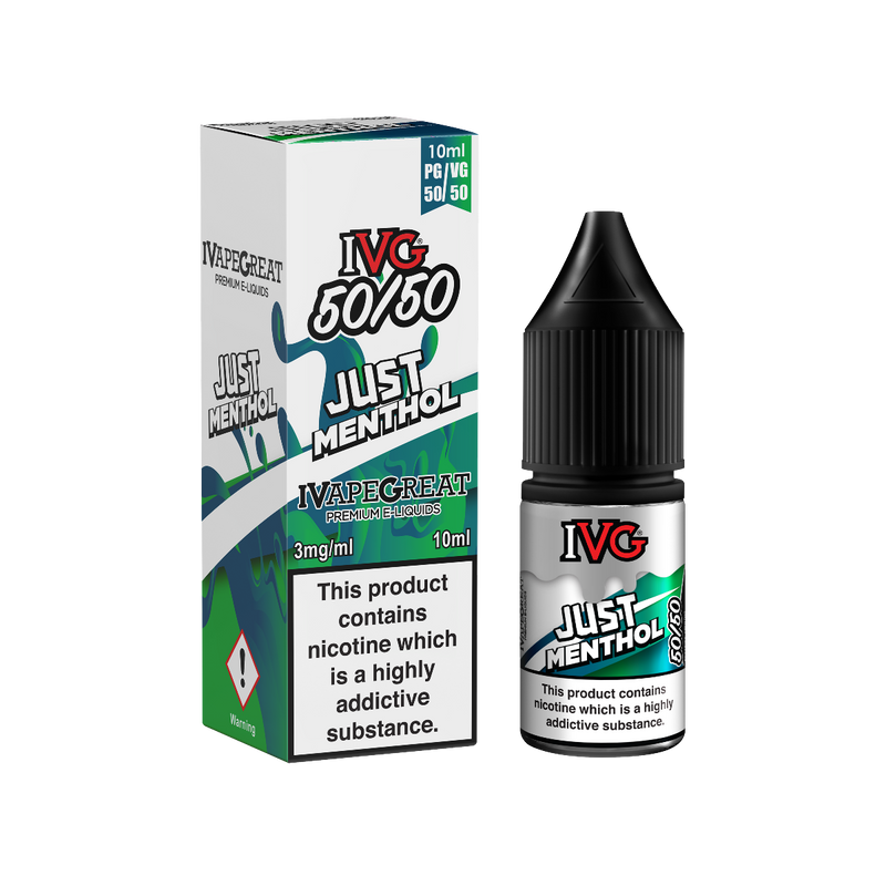 IVG Just Menthol 50/50 10ml eliquid vape juice