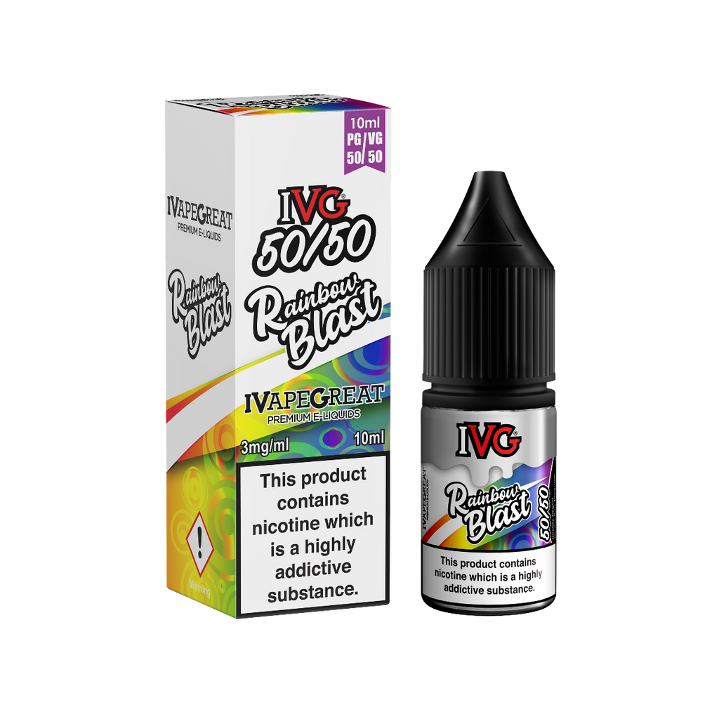 IVG 50/50 10ml - Rainbow Blast  Vape Shop Birmingham