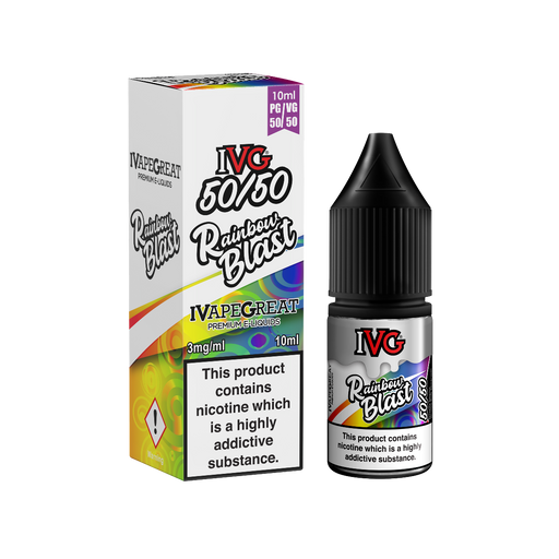 IVG Rainbow Blast 50/50 10ml eliquid vape juice