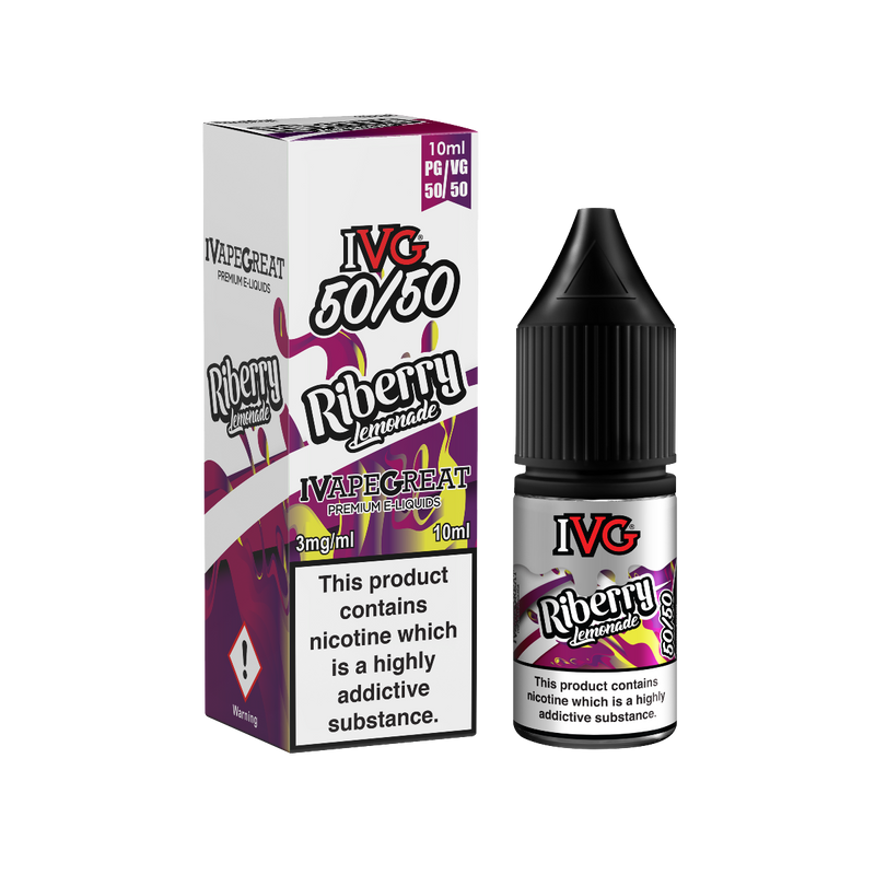 IVG Riberry Lemonade 50/50 10ml eliquid vape juice