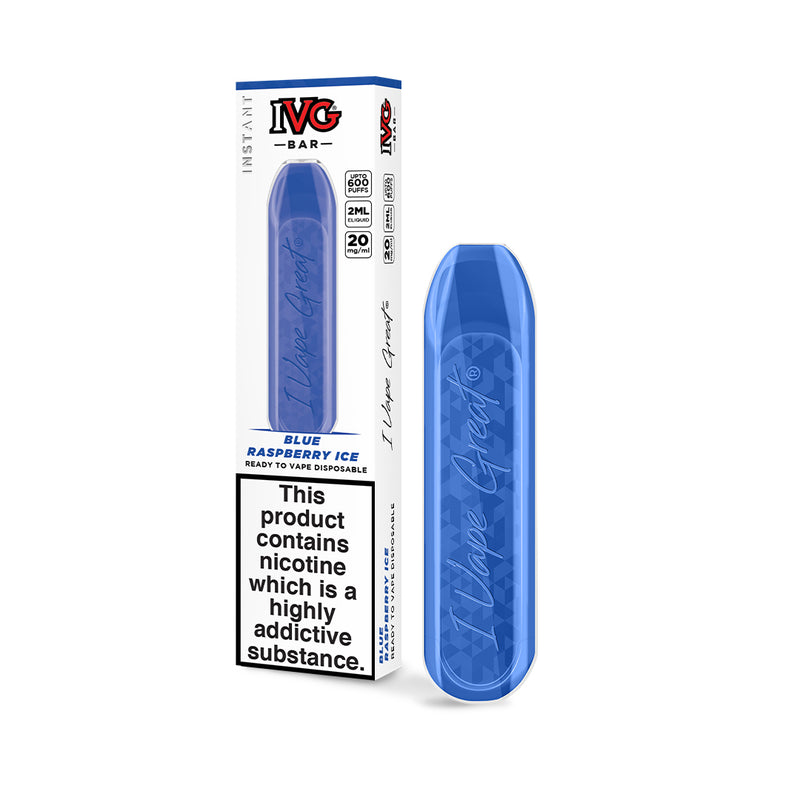 IVG Disposable Bars 5 for £20! (20mg - Up to 600 Puffs)