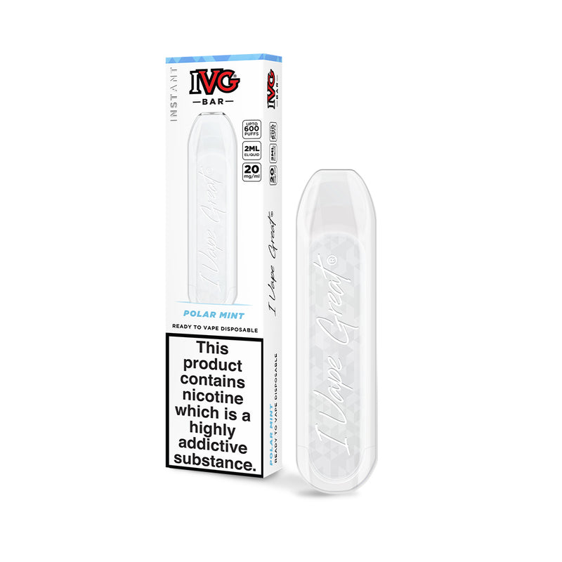 IVG Disposable Bars 5 for £20! (20mg - Up to 600 Puffs)