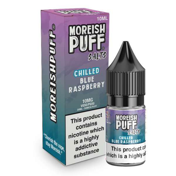 Moreish Puff Blue Raspberry Chilled Nic Salt