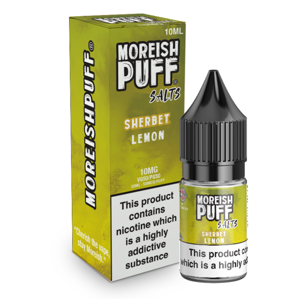 Moreish Puff Lemon Sherbet Nic Salt 10 ml