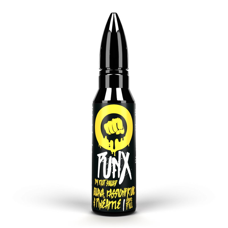 Punx by Riot Squad Guava Passionfruit Pineapple vape liquid 50ml Short fill
