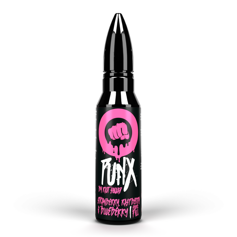 Punx By Riot Squad - Strawberry, Raspberry & Blueberry - 50ml Shortfill