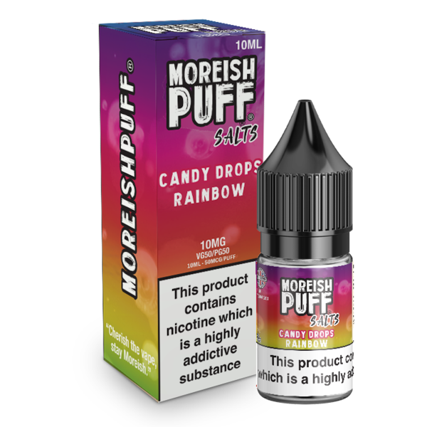 Moreish Puff Rainbow Candy Drops Nic Salt 10ML