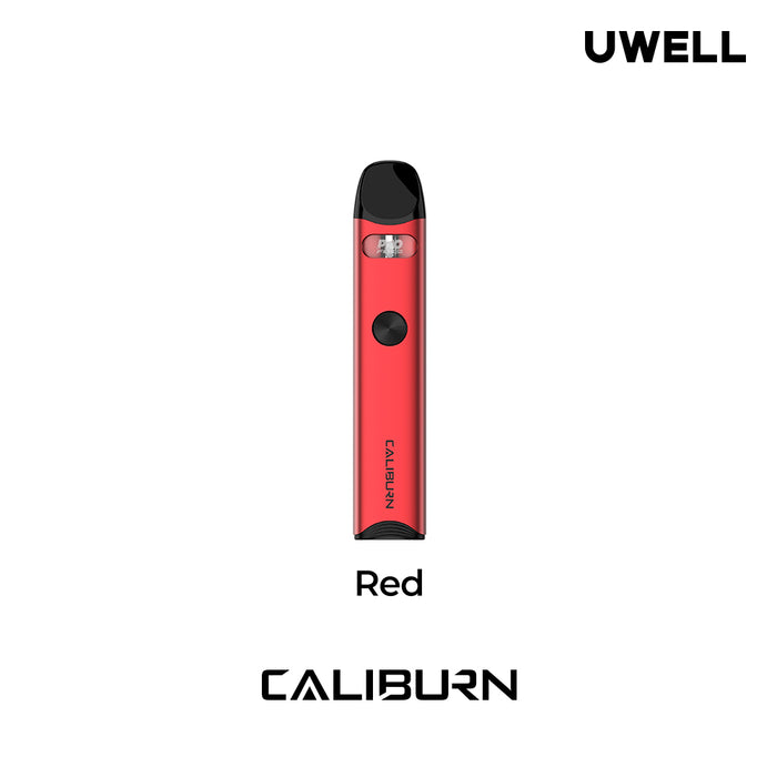 uwell caliburn vape kit red