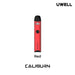 uwell caliburn vape kit red
