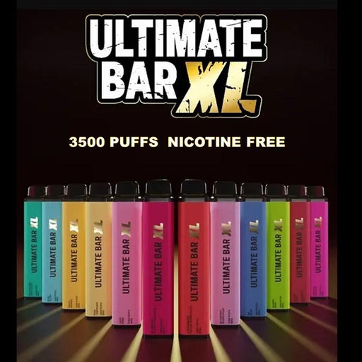 ultimate bar 3500 zero nicotine disposable vape