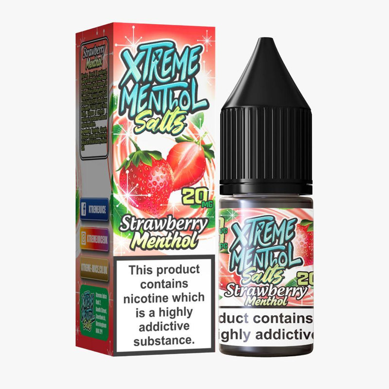 Xtreme Menthol Salts Strawberry Menthol VSB Vape Shop Birmingham
