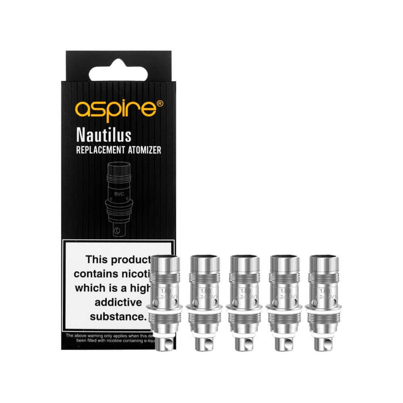 Aspire Nautilus Coils BVC 1.8ohm Pack of 5