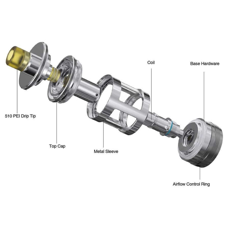 Aspire Nautilus GT Vape Tank Parts Diagram