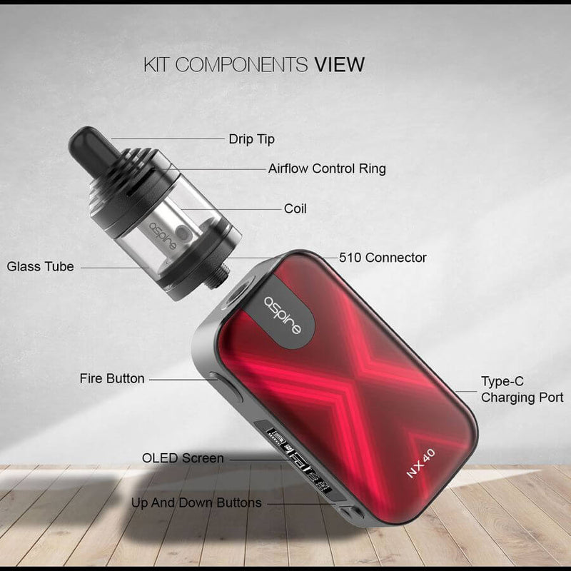 Aspire Rover 2 Vape Kit Components